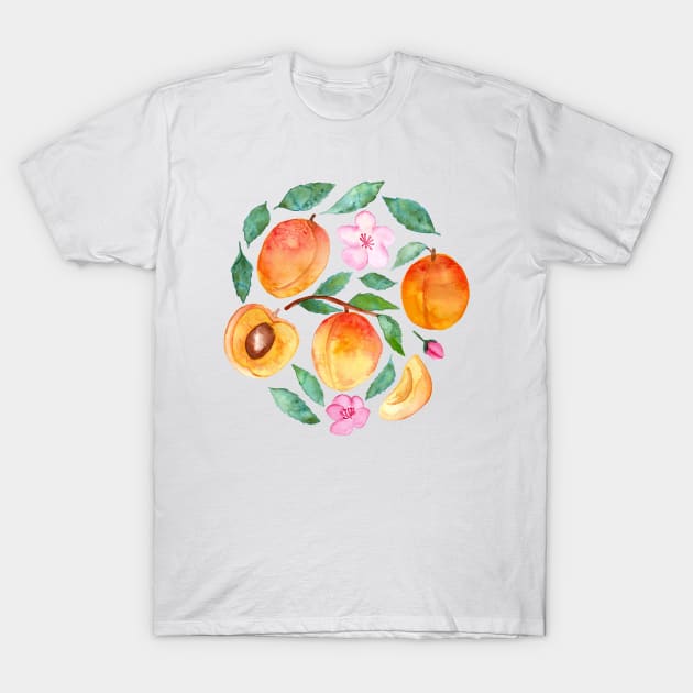 Apricot Abundance T-Shirt by tangerinetane